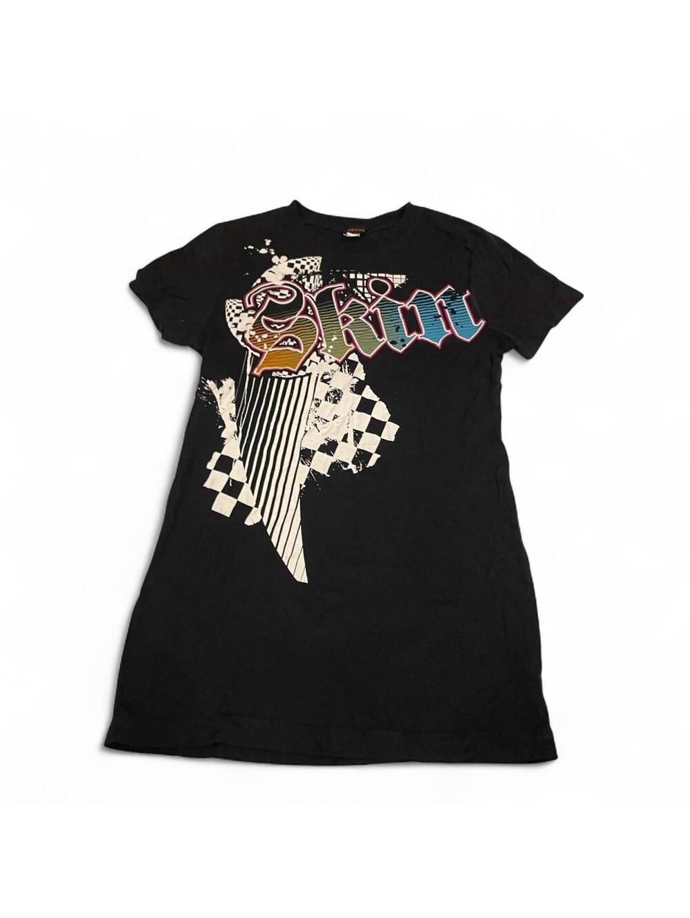 y2k Skin "affliction" alt fitted shirt